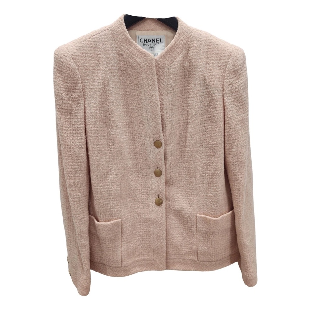 Chanel Pink Tweed Blazer Jacket - Spring/Summer 1998P - Picture 3 of 12